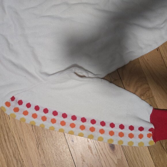 ModCloth Rainbow Retro 90s Style Polka Dot Sweater - Picture 4 of 5